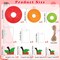 15pcs Classroom Decor Apple-Shaped Paper Lanterns Back to School Decorations